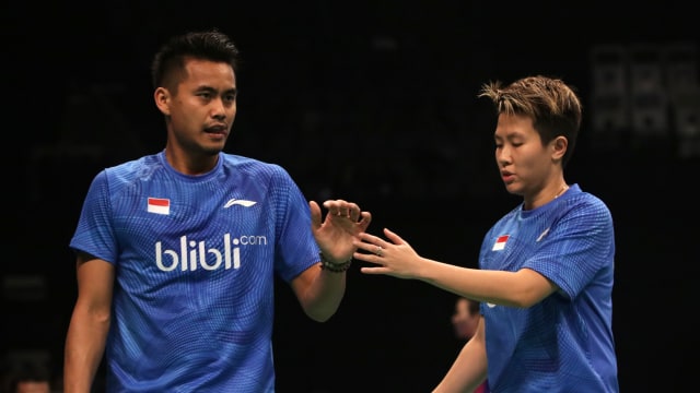 Tontowi Ahmad dan Liliana Natsir. (Foto: Fanny Kusumawardhani/kumparan)