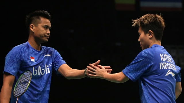 Tontowi Ahmad dan Liliana Natsir. (Foto: Fanny Kusumawardhani/kumparan)