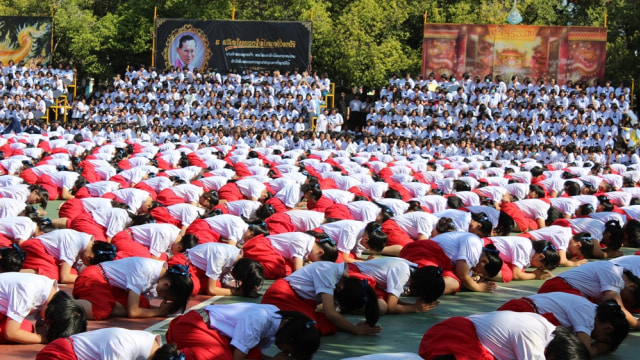 Pelajar di sekolah Thailand (Foto: Wikipedia Commons)