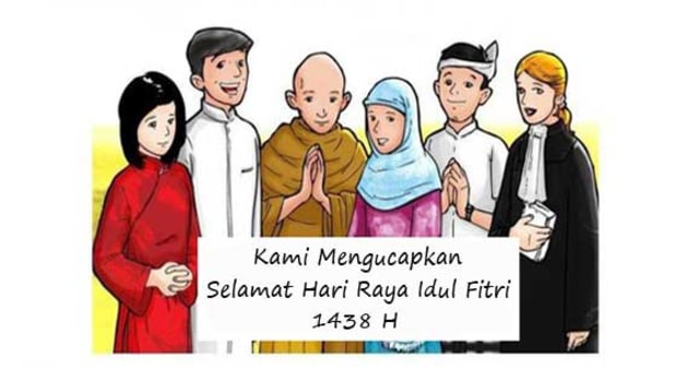 55 Koleksi Gambar Kartun Muslimah Ucapan Idul Fitri HD Terbaik