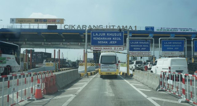 Tol Cikarang Utama (Foto: Aditia Noviansyah/kumparan)