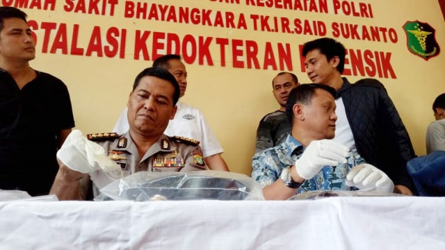 Konpers polisi terkait pembunuhan Davidson (Foto: Diah Harni/kumparan)