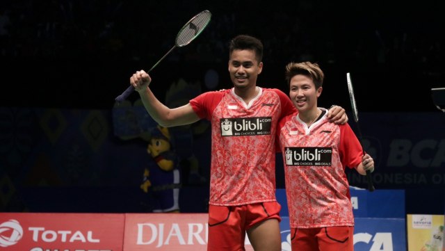 Owi/Butet melenggang ke final Indonesia Open. (Foto: kumparan/Fanny Kusumawardhani)