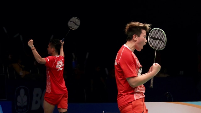 Owi/Butet melenggang ke final Indonesia Open. (Foto: kumparan/Fanny Kusumaardhani)