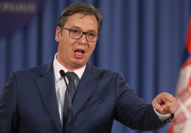 Aleksandar Vucic, Presiden Serbia. (Foto: REUTERS/Marko Djurica)