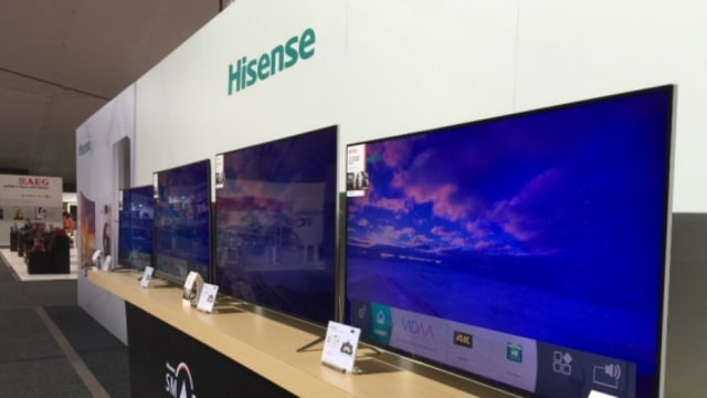 Lini produk TV dari Hisense. (Foto: Hisense)