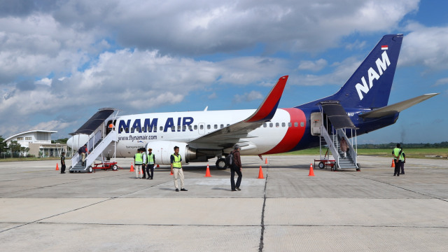 Pesawat NAM Air (Foto: Ulfa/kumparan)