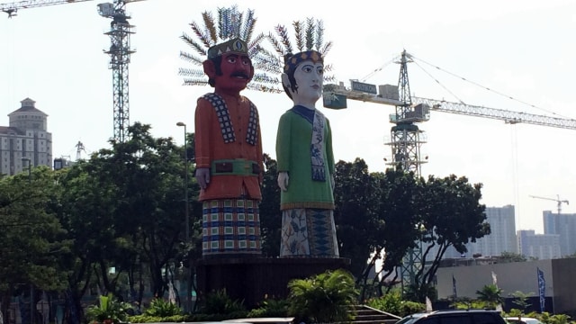 Patung Ondel-ondel Kemayoran (Foto: Iqra Ardini/kumparan)