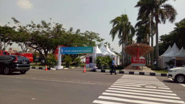 Posko mudik di Bandara Soekarno-Hatta (Foto: Diah Harni/kumparan)