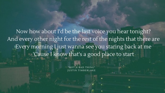 Falling in Love Song Lyrics #1