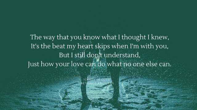 Falling in Love Song Lyrics #8