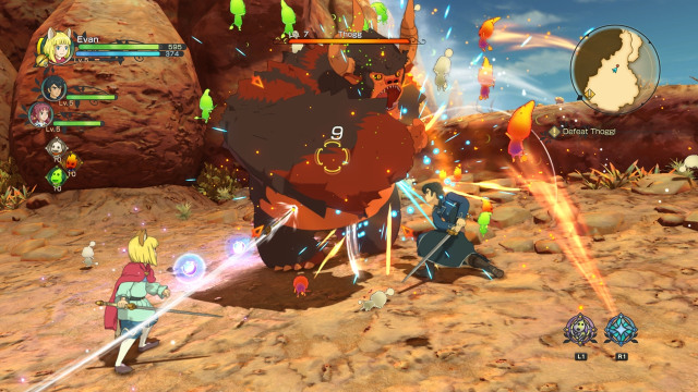 Pertarungan di game Ni No Kuni II. (Foto: PlayStation)