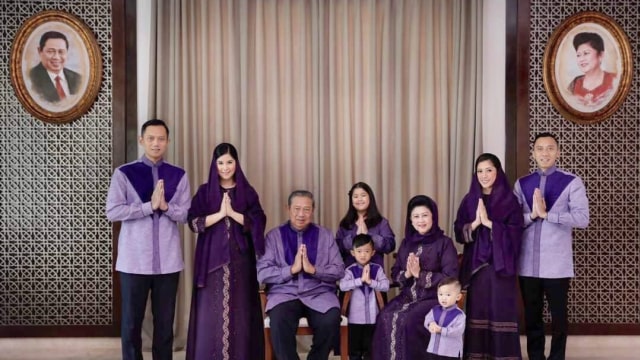 SBY bersama keluarga. (Foto: Dok. Istimewa)