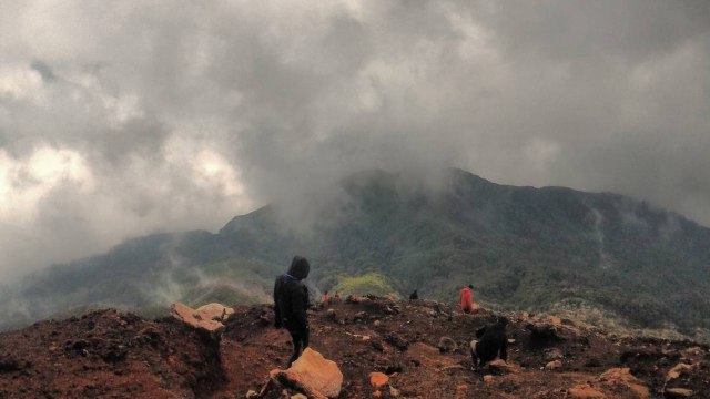Trek pendakian Gunung Slamet. Foto: Naufal Abdurrasyid/kumparan