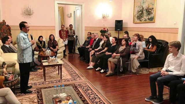 28 warga Rusia kursus bahasa Indonesia di Bogor. (Foto: Dok. KBRI Moskow)