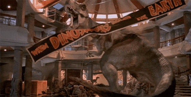 Adegan T-Rex di film 'Jurassic Park' (Foto: Wikimedia Commons)