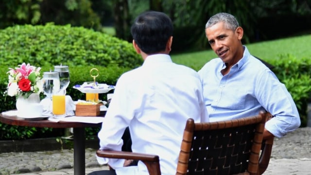 Momen Jokowi dan Obama  (Foto: Dok. Laily Rachev - Biro Pers Setpres)