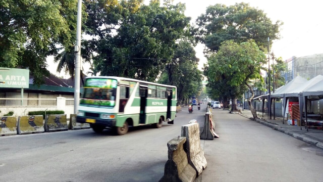 Suasana di sekitar Jalan Palatehan. (Foto: Kevin Kurnianto/kumparan)