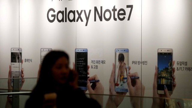 Samsung Galaxy Note 7. (Foto: Kim Hong-Ji/Reuters)