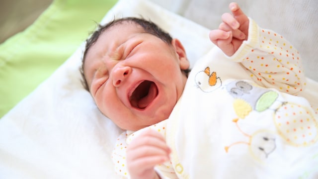 Ilustrasi bayi menangis. (Foto: Thinkstock)