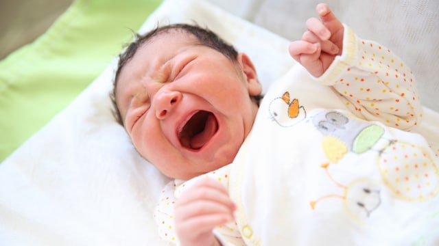 Ilustrasi bayi menangis. Foto: Thinkstock