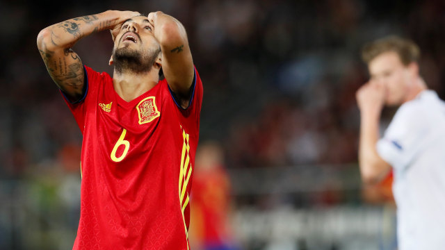 Ceballos kala bermain untuk Spanyol U-21. (Foto: Reuters)