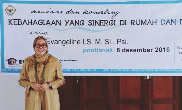 Psikolog Evangeline Suaidy, M.Si, Psi (Foto: Instagram @evangelinedzulfadli)