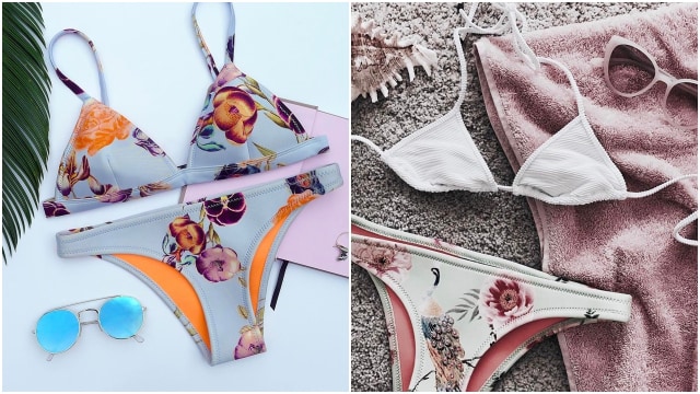 Ini dia perbedaan bra dan bikini (Foto: Instagram/@triangl @miraclebikini)