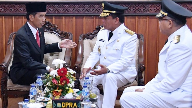 Pelantikan Gubernur dan Wakil Gubernur Aceh (Foto: Biro Setpres)
