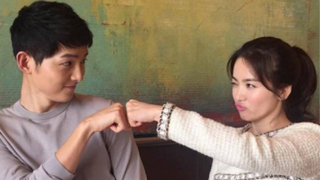 Song Joong Ki dan Song Hye Kyo.   (Foto: Soompi )