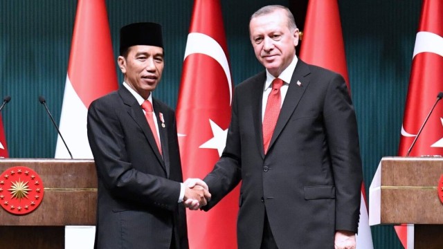 Presiden Joko Widodo dan Presiden Erdogan (Foto: Laily Rachev - Biro Pers Setpres)