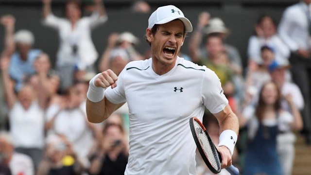 Sir Andy Murray ke babak keempat Wimbledon. Foto: Reuters/Toby Melville