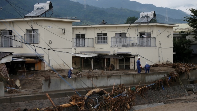 Badai di Jepang (Foto:  REUTERS/Issei Kato)