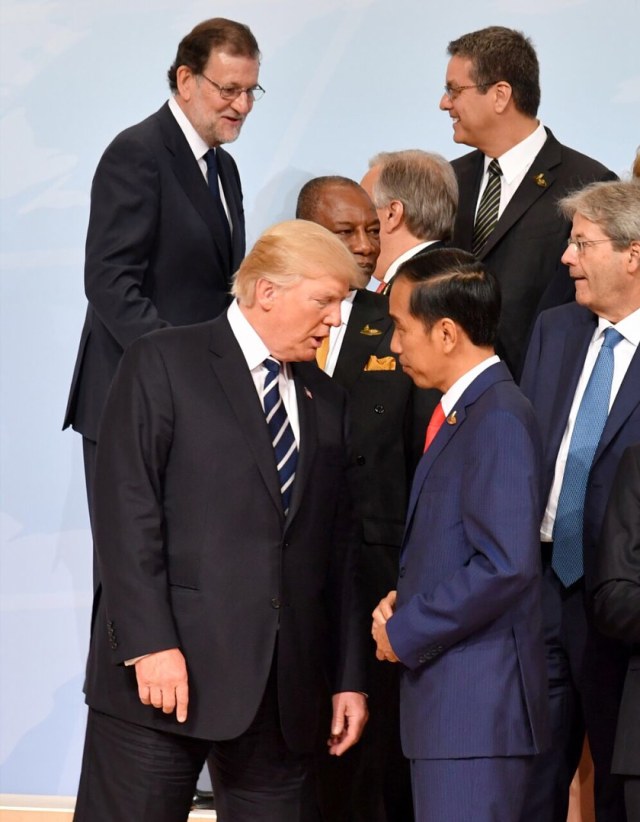Donald Trump dan Joko Widodo (Foto: Instagram/@sekretariat.kabinet)
