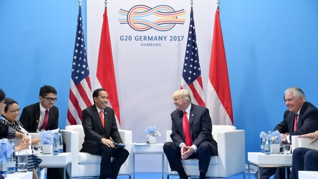 Jokowi dan Trump di KTT G20 (Foto: Dok. Biro Pers Setpres)