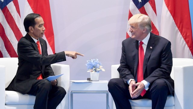 Jokowi dan Trump di KTT G20 Foto: Dok. Biro Pers Setpres