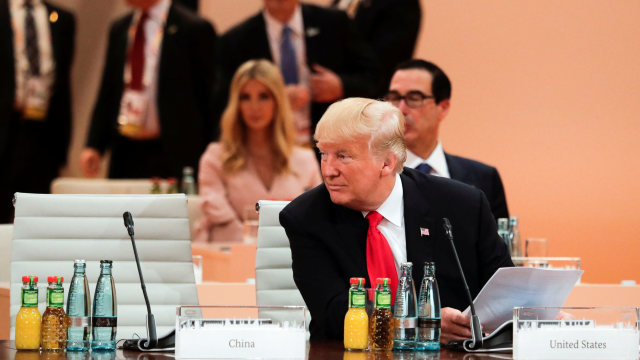 Ivanka Trump berada di kursi delegasi AS (Foto: REUTERS/Markus Schreiber)
