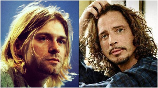 Kurt Cobain dan Chris Cornell (Foto: Facebook)