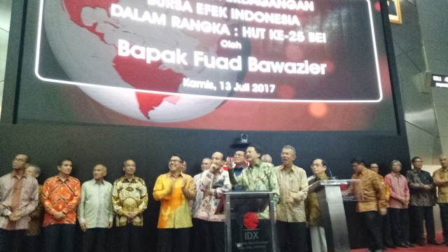 Perayaan HUT ke-25 PT Bursa Efek Indonesia (Foto: Ela Nurlaela/kumparan)