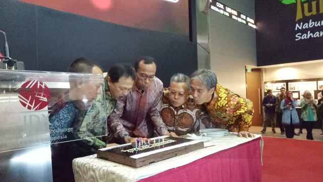 Perayaan ulang tahun Bursa Efek Indonesia (Foto: Ela Nurlaela/kumparan)