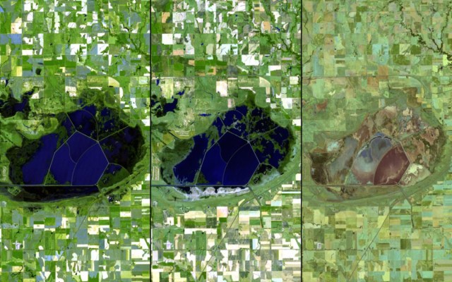 Persediaan air di Kansas 2010-2011-2012 (Foto: Dok. Nasa)
