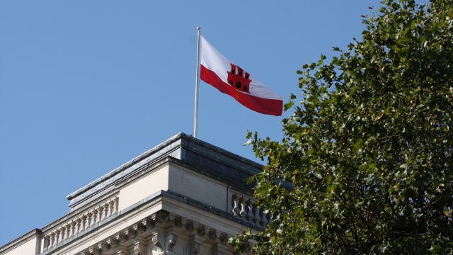 Bendera Gibraltar (Foto: Wikimedia commons)