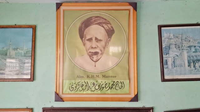 Foto K.H Mansur di Masjid Al Mansur (Foto: Kevin Kurnianto/kumparann)
