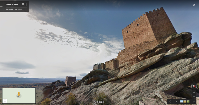 Castle of Zafra di Spanyol. (Foto: Google Street View)