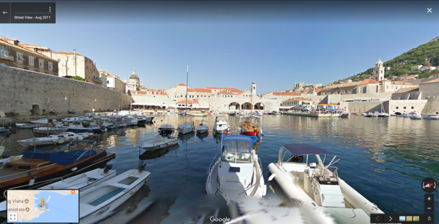 Dubrovnik, Kroasia. (Foto: Google Street View)