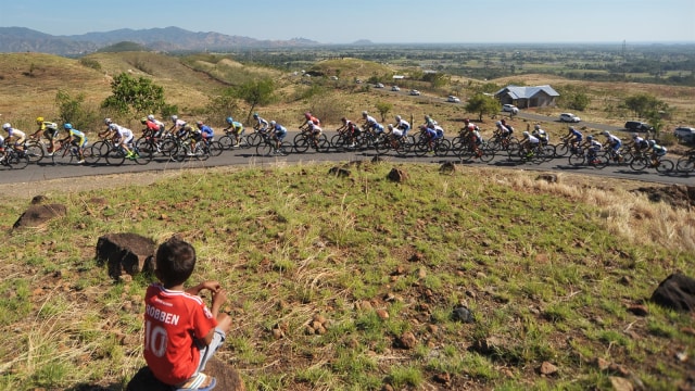 Suasana Tour de Flores 2017 (Foto: Nyoman Budhiana/ANTARA)