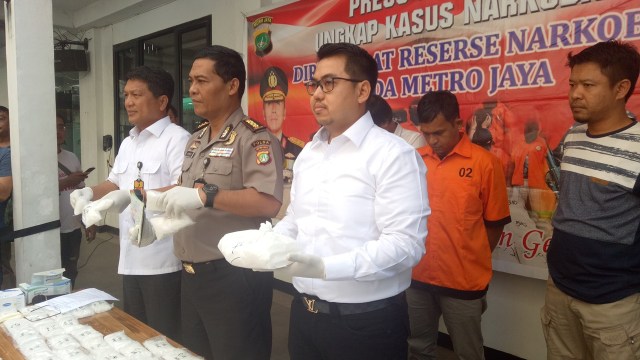 Pengungkapan peredaran 6,5 kg sabu (Foto: Ainul Qalbi/kumparan)