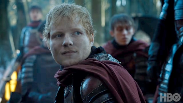 Ed Sheeran di 'Game of Thrones'. (Foto: Game of Thrones/YouTube)