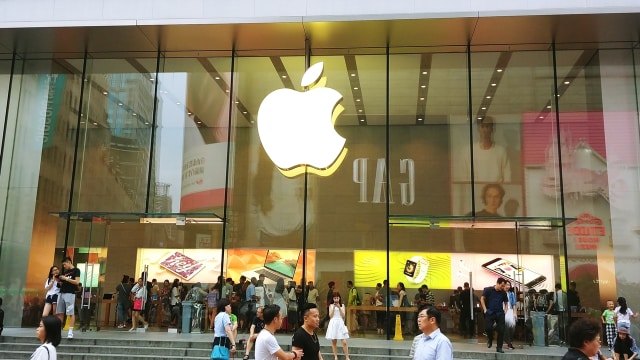 Apple Store di Shanghai, China. Foto: Jofie Yordan/kumparan