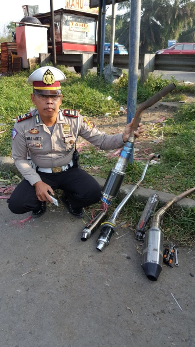 Siap-siap Didenda Rp 250 Ribu Jika Masih Gunakan Knalpot Racing (6655)